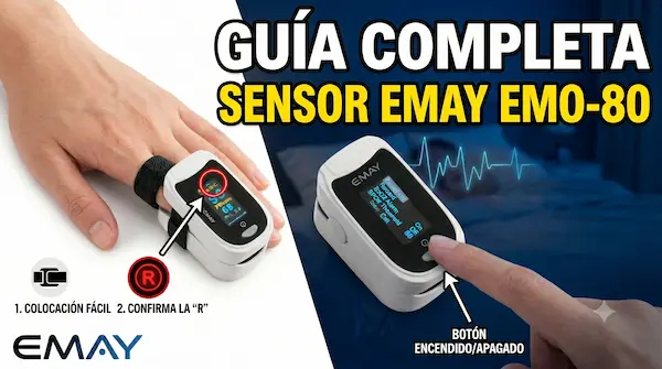 Imagen del Sensor de Oximetría nocturna Emay EMO-80