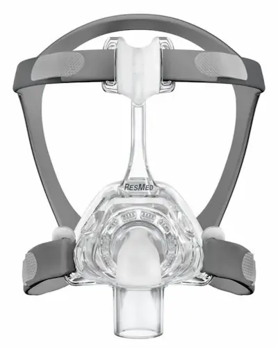 primer plano de mascara nasal para CPAP mirage fx