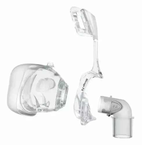 máscara de cuna nasal para CPAP mirage fx en detalle