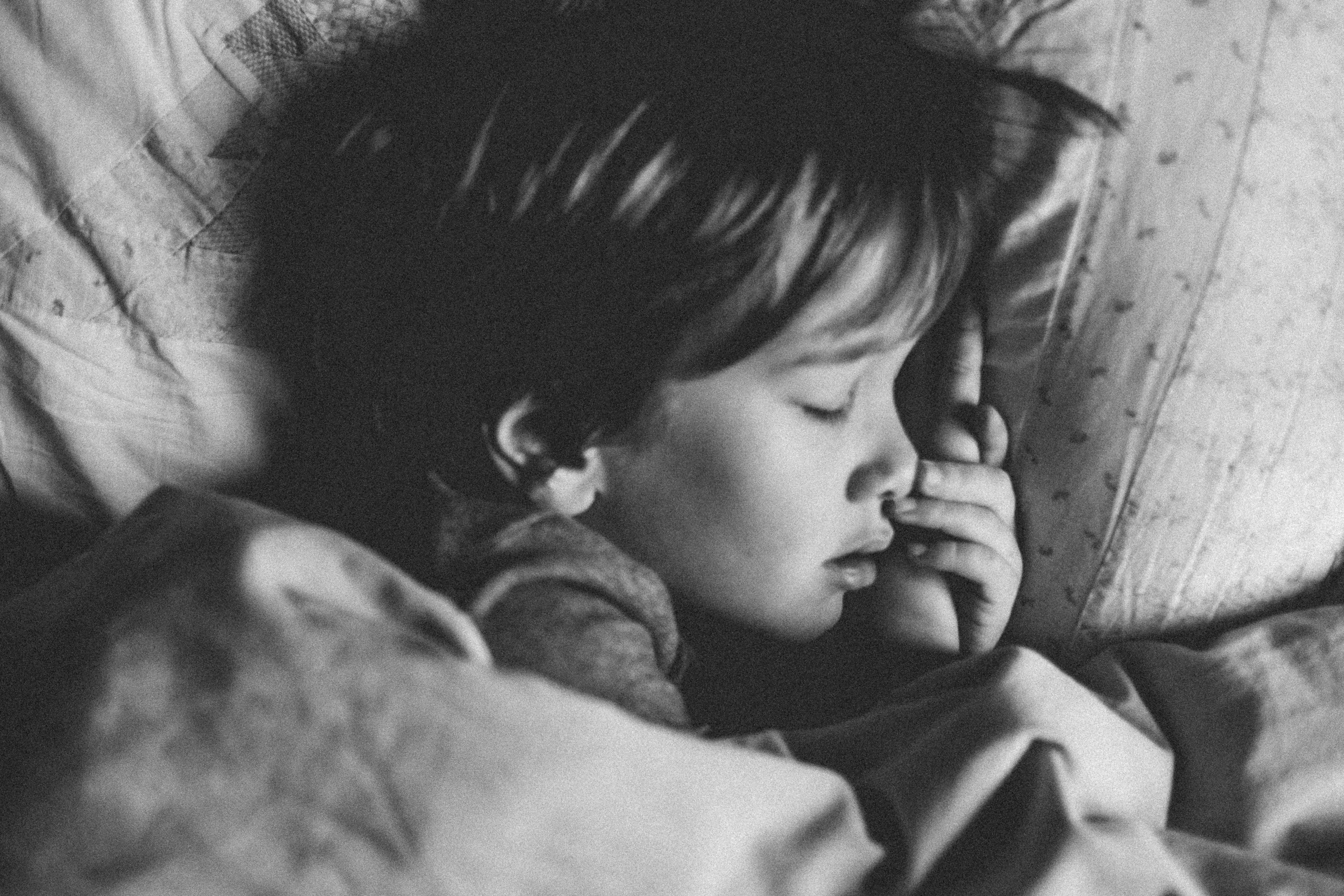 foto de niño durmiendo