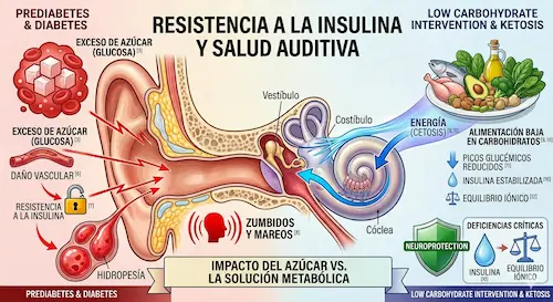 Conexión entre salud auditiva y metabolismo