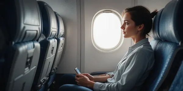 pasajero de avion.